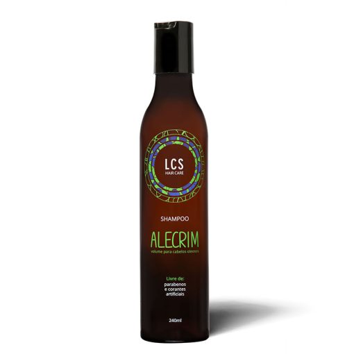 Shampoo Alecrim Lcs Volume Para Cabelos Oleosos 240 ml