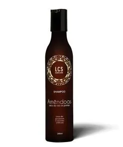 Shampoo Amêndoas Lcs Para Cabelos Ressecados 240 ml