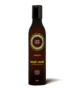 Shampoo Maça Verde Lcs Para Raiz Oleosa E Pontas Secas 240 ml