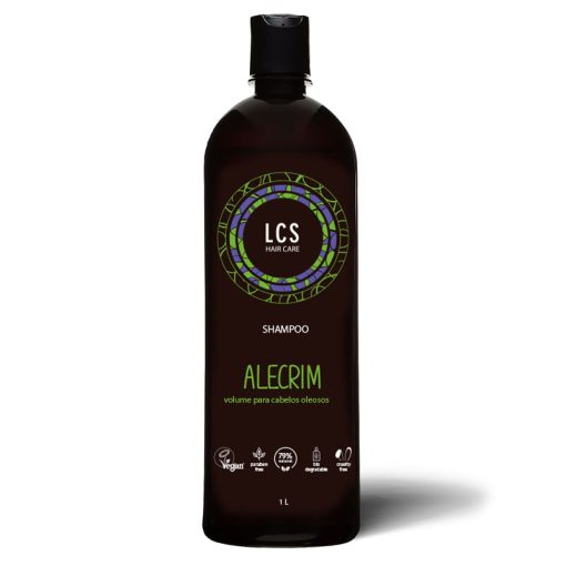 Shampoo Alecrim Volume Para Cabelos Oleosos Lcs 1000 ml